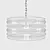 Metallic Glass Chandelier 3D model small image 2