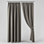 Modern Style Curtain with Valance 3D model small image 1