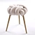 Cozy Knot Stool: Comfort and Style 3D model small image 1