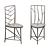 Boontje Herringbone Chairs: Elegant Seating 3D model small image 2