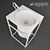 Agape In-Out Washbasin + CEA AST16 + AST20 3D model small image 2