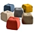 Luxuriously Stylish Koleksiyon Suri Pouf 3D model small image 1