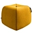 Luxuriously Stylish Koleksiyon Suri Pouf 3D model small image 2