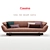 Luxurious 550 Beam Sofa 3D model small image 1