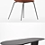 Timeless Elegance: Gubi Beetle Chair | Moon Table | Multi-Lite Pendant 3D model small image 2