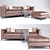 Contemporary Comfort: Modern Sofa 3D model small image 1