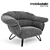 Elevate Armchair Fly: Contemporary Chic and Comfort 3D model small image 1