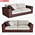 Longhi Alfred Sofa - Modern and Stylish Seating 3D model small image 1