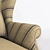 Vintage Napoleon Armchair 3D model small image 3