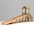 Wooden Kids Slide 3D model small image 1