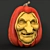 Spooky Carved Halloween Pumpkins 3D model small image 2