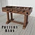 Elevate Your Game: Pottery Barn Foosball Table 3D model small image 1