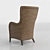 Sanibel Lounge Chair: Stylish Comfort for Relaxation 3D model small image 2