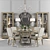 Savoy Place Luxury Dining Set 3D model small image 1