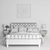Elegant Upholstered Bedroom Set 3D model small image 3
