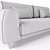 Amsterdam 3-Seater Sofa: Sleek and Stylish 3D model small image 3