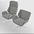 Boss Design Kruze Lounge: Stylish Armchairs 3D model small image 2