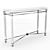 Elegant Faurbourg Console: French Chic for Your Home 3D model small image 3