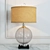 Catalan Polished Nickel Cage Table Lamp 3D model small image 1