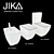 JIKA Cubito Pure Floorstanding WC+BIDET 3D model small image 2