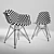 LOFTdesigne Eames Chairs Replica - Model 3565 & 3566 3D model small image 2