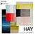 Hay Color Carpet: Vibrant Wool Rugs 3D model small image 1