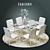 Title: ZGALERIE Dining Group + Serveware 3D model small image 1