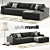 Epika: Stylish and Modular Sofa 3D model small image 1