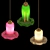 Prismatic Glass Hanging Lights 3D model small image 2