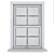 American Sliding Windows: Versatile and Stylish 3D model small image 3