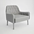 Contemporary Armchair with V-Ray Rendering 3D model small image 2