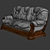 Flori Divan - Avangard Furniture 3D model small image 3