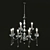 Title: Exquisite Crystal Chandelier 3D model small image 1