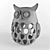 Whimsical Owl Candle Holder 3D model small image 3