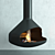 Ergofocus Fireplace: Modern and Stylish 3D model small image 2