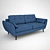 Modern 3-Seater Sofa | V-Ray Render 3D model small image 1