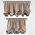 Elegant Austrian Blinds 3D model small image 1