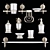 Boheme Medici Bathroom Accessories Set 3D model small image 3