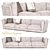 Durini Vittoriafrigerio Sofa - Elegant and Spacious 3D model small image 1