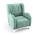 Elegance in Comfort: SALONI Armchair 3D model small image 1