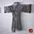 Elegant Kimono Art: Metal Mesh & Chainmail 3D model small image 2