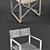 Talenti Chic Director Chair & Table: Elegant Italian Design 3D model small image 2