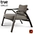 Grillo Armchair: Sleek Comfort for Modern Living 3D model small image 1