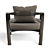 Grillo Armchair: Sleek Comfort for Modern Living 3D model small image 2