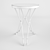 Madrid Stool: Stylish Seating Solution by Isimar 3D model small image 3