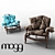 Contemporary Comfort: Mogg 7 Pillows 3D model small image 3