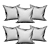 Plush Charm Decorative Pillows 3D model small image 2