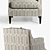 Eaton Armchair: Luxurious Comfort at ROOMA 3D model small image 2