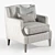 Eaton Armchair: Luxurious Comfort at ROOMA 3D model small image 3