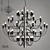 Title: Flos 2097 50 Chrome Chandelier 3D model small image 1